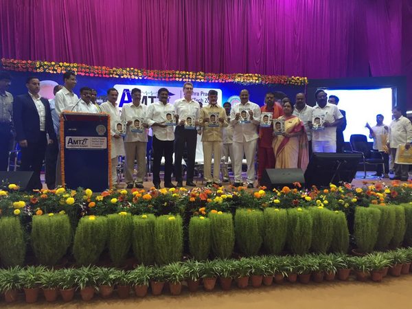 AMTZ Investors' Summit 2016. Elets' AMTZ Special Issue launched by Shri N. Chandrababu Naidu, Hon'ble Chief Minister of Andhra Pradesh